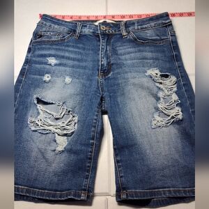 KanCan | Kan Can | Distressed Denim shorts sz 28 Bermuda shorts #454